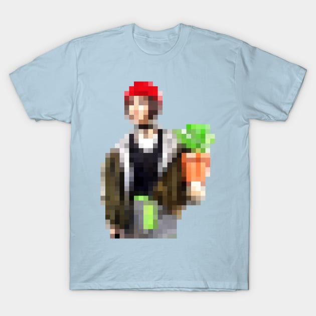 Mathilda Retro Pixel Art Design T-Shirt by DankFutura